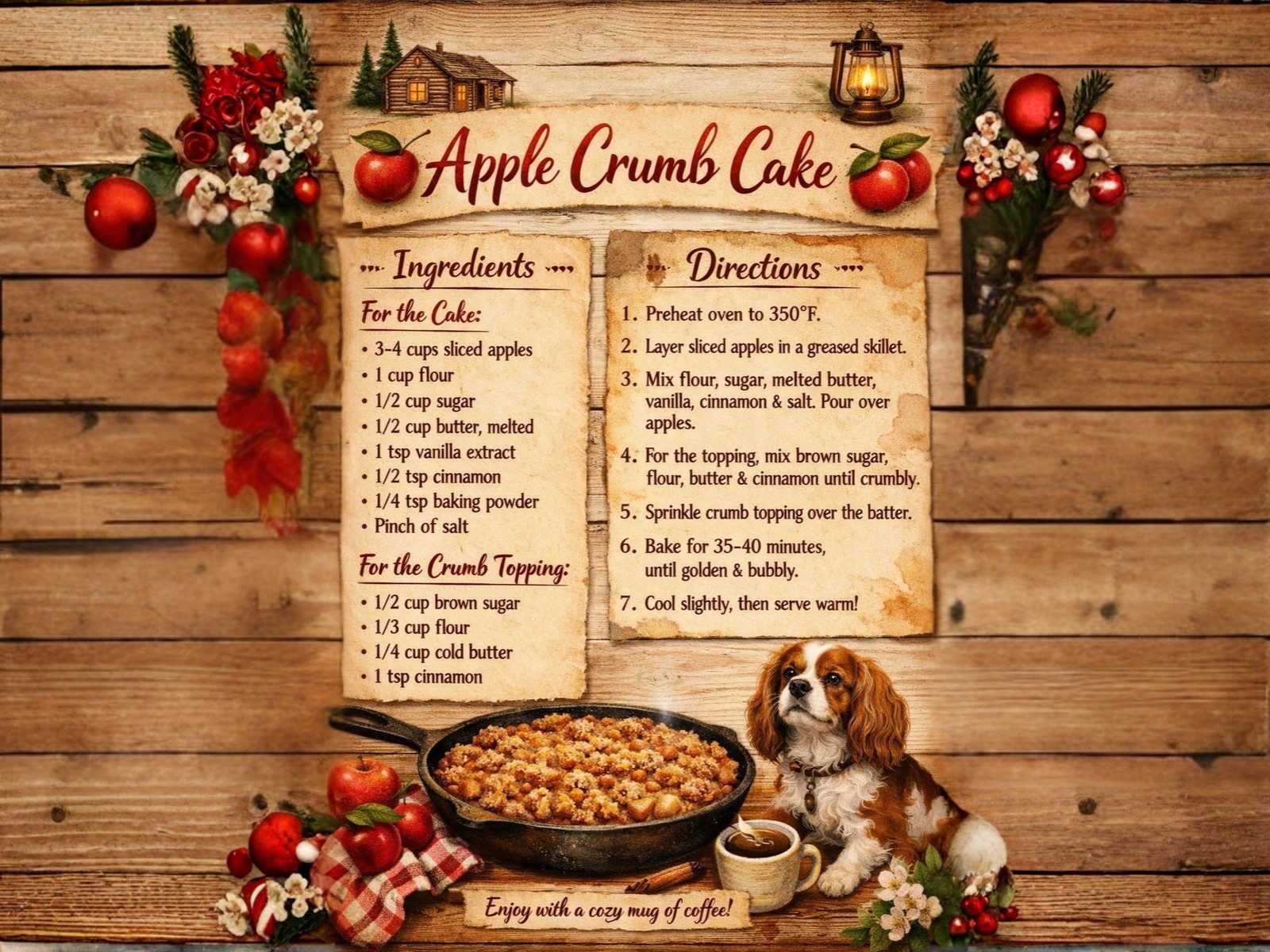Apple Crumb Cake