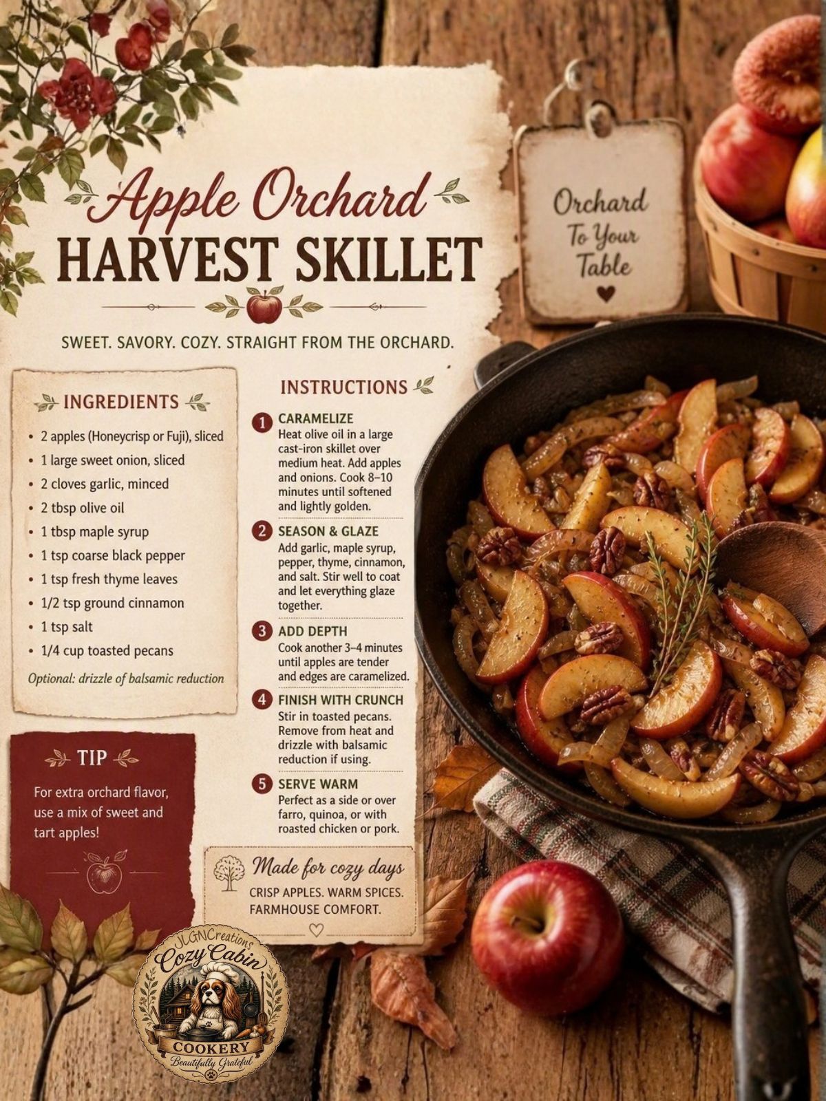 Apple Orchard Harvest Skillet