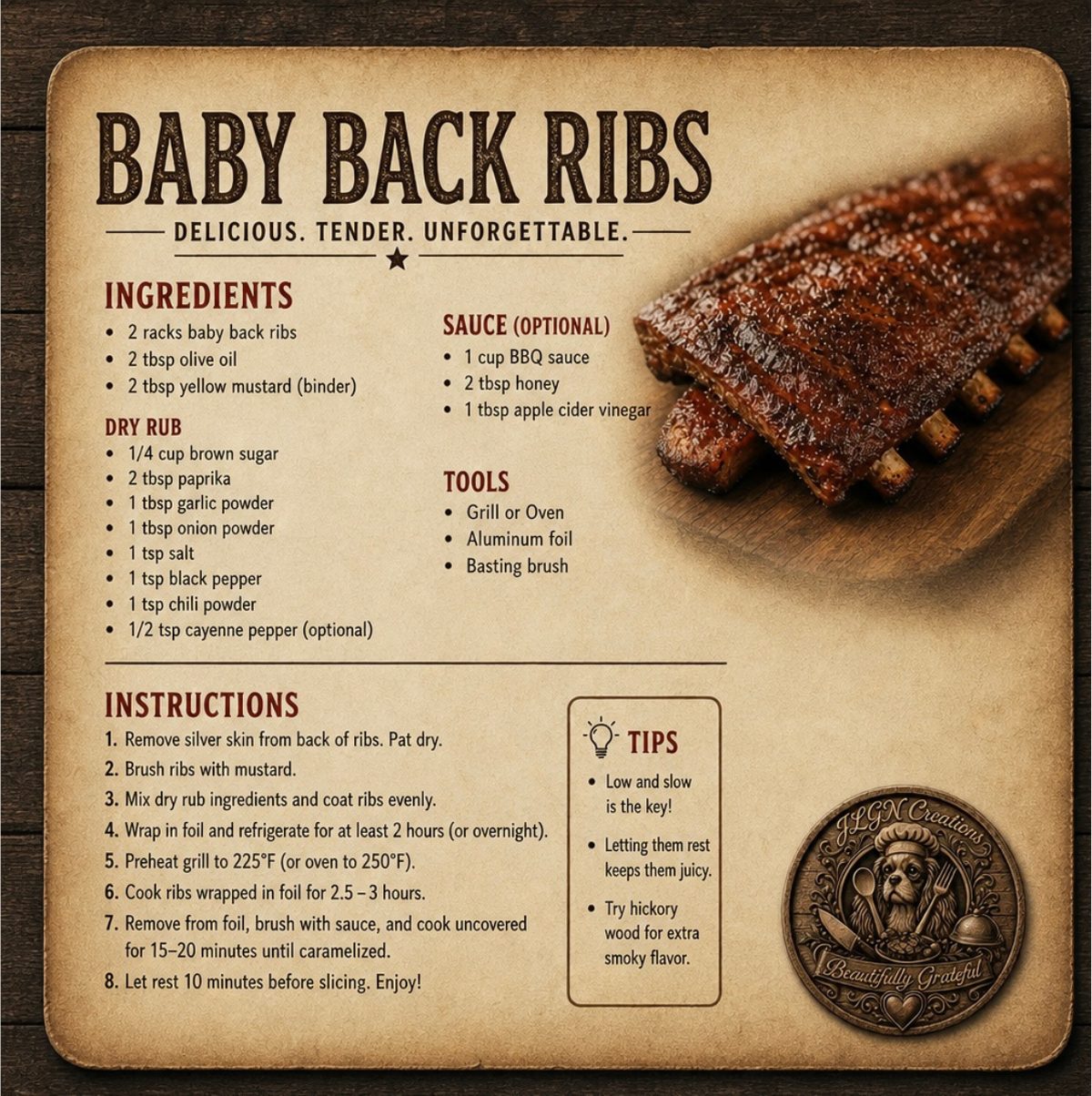 Baby Back Ribs