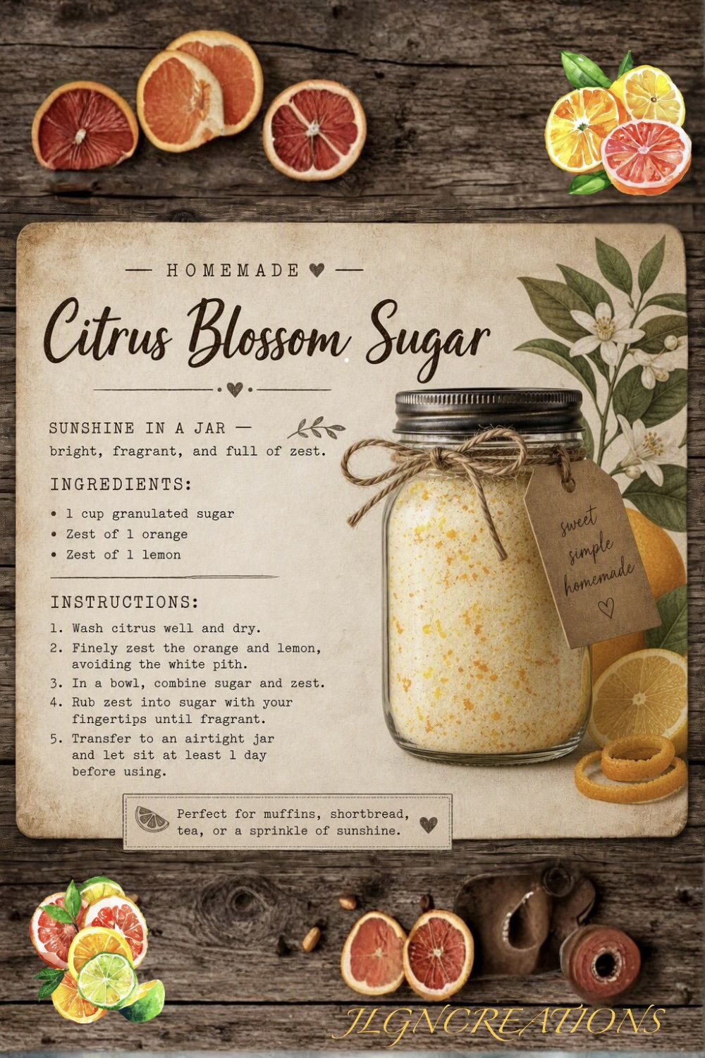 Citrus Blossom Sugar