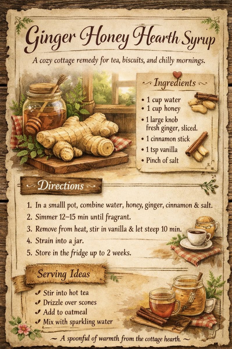 Ginger Honey Hearth Syrup