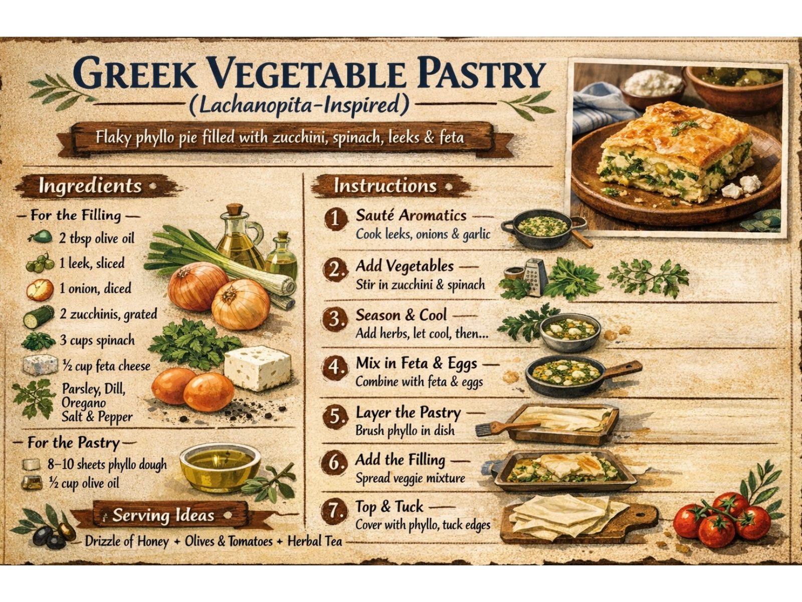Greek Vegetable Pastry