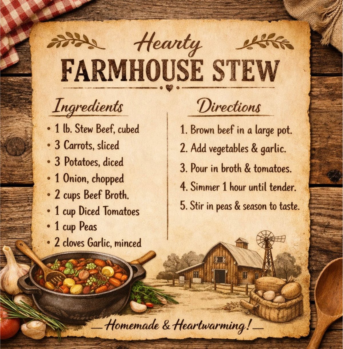 Hearty Farmhouse Stew