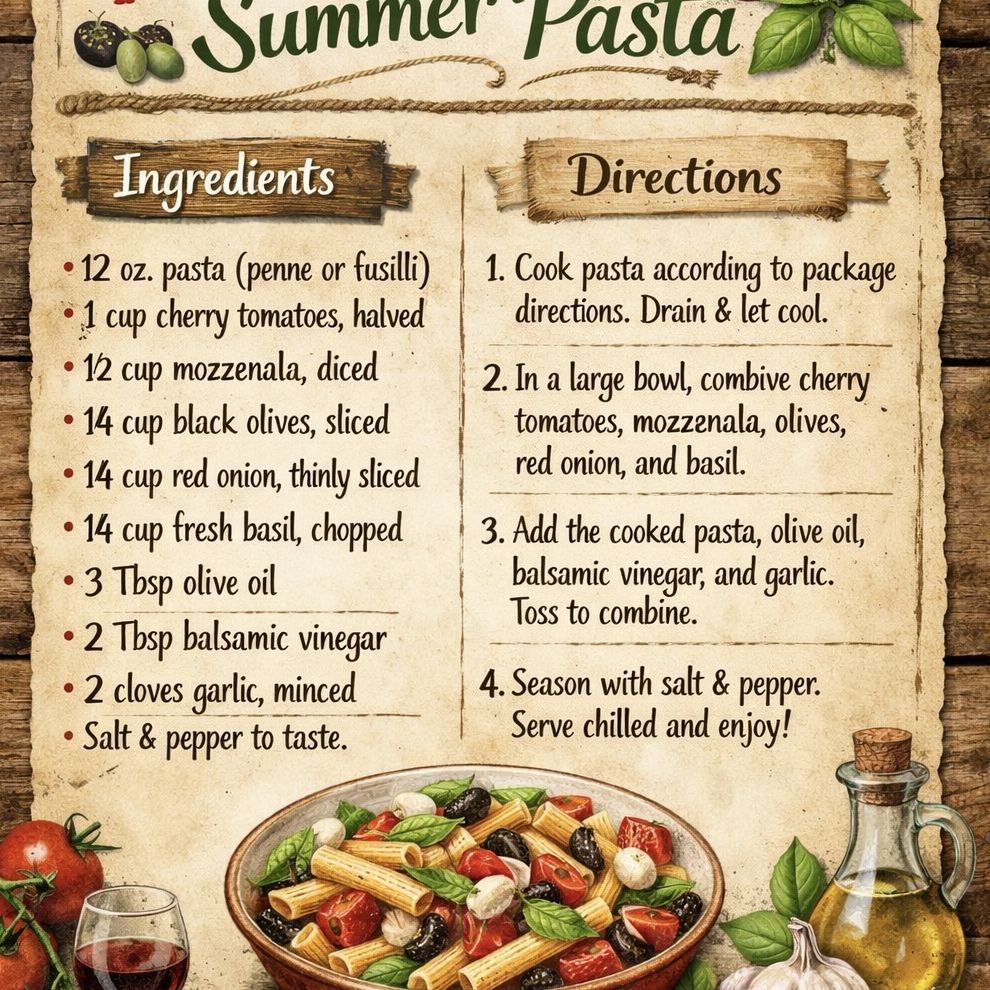 Italian Summer Pasta