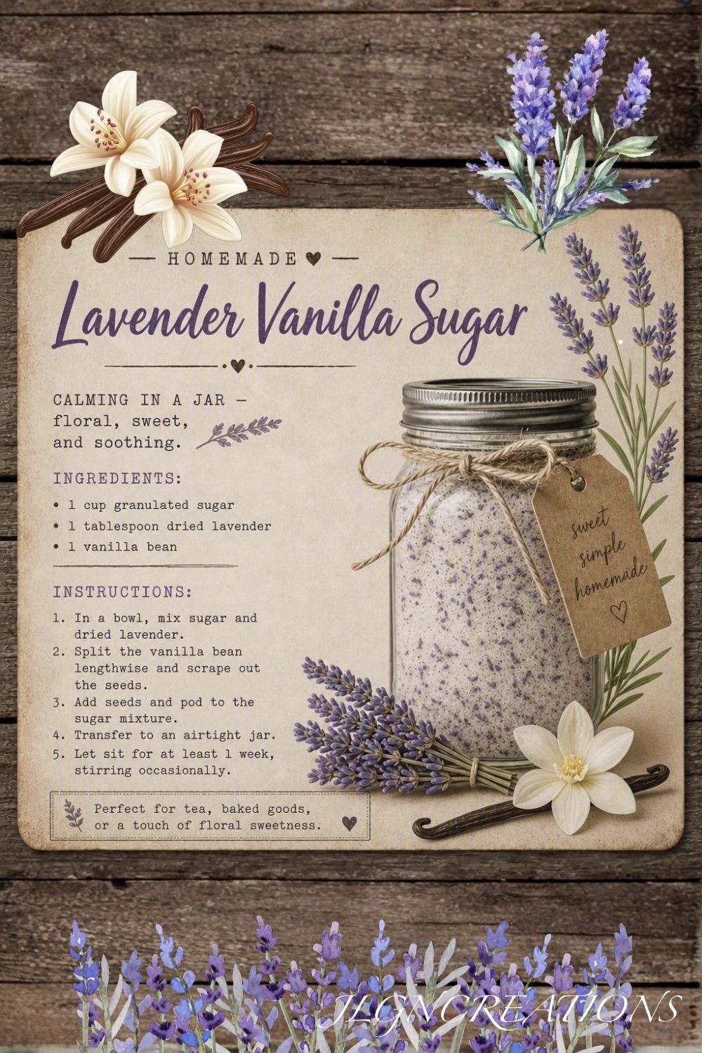 Lavender Vanilla Sugar