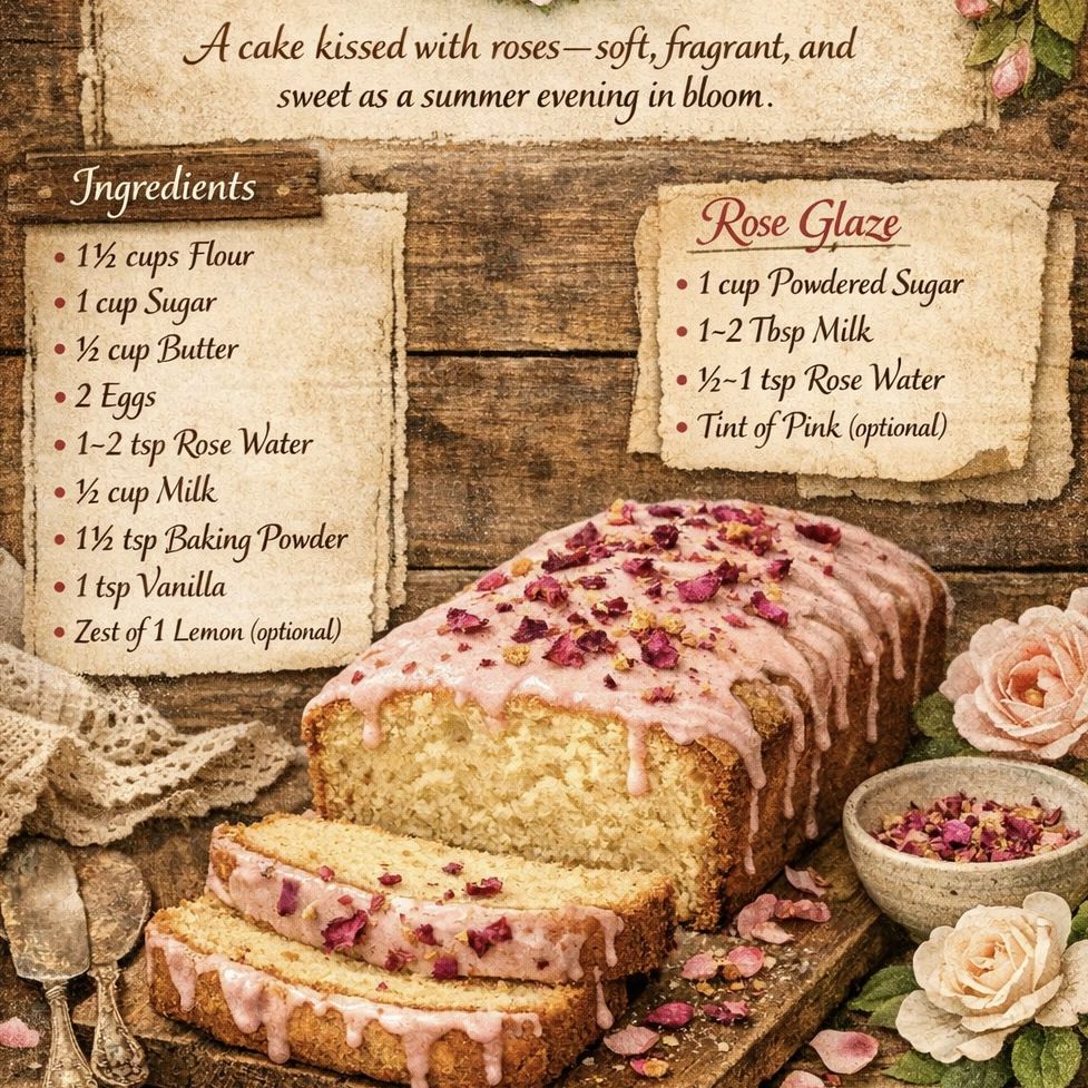 Rose-Flavored Cake
