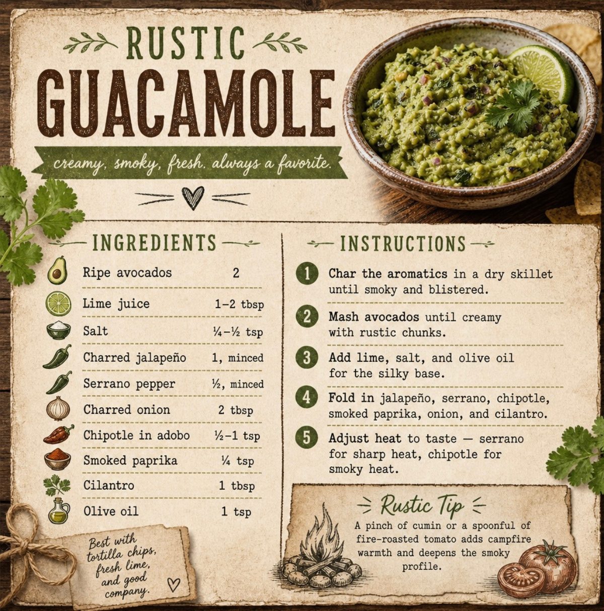 Rustic Guacamole
