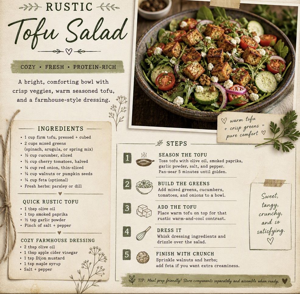 Rustic Tofu Salad