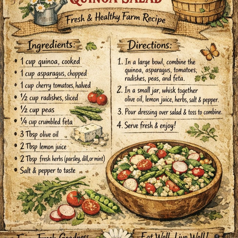 Spring Harvest Quinoa Salad