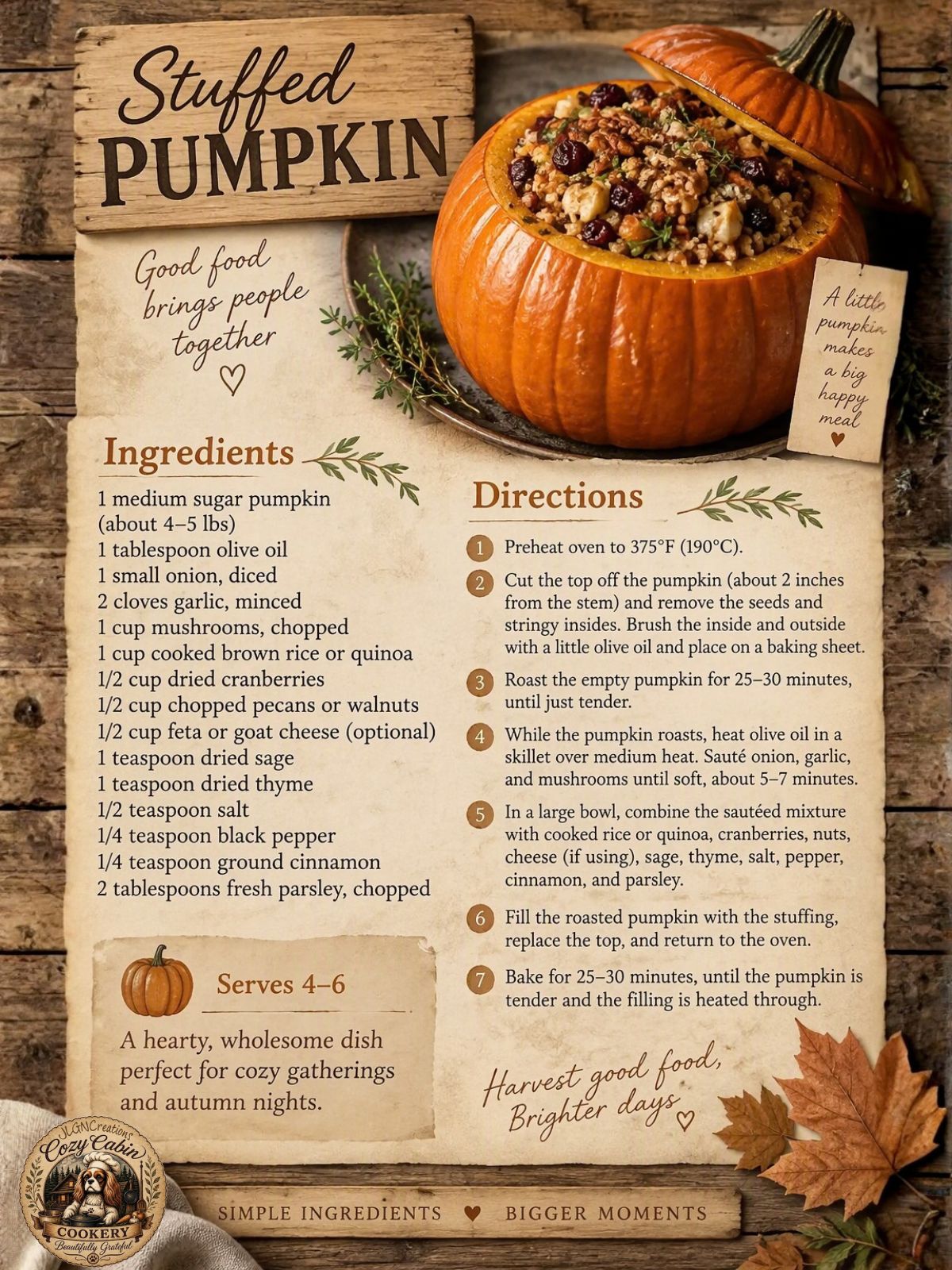 Stuffed Pumpkin